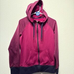 Nike Fuchsia and Black Therma-Fit Pullover